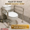 Engelli Yaşlı Ve Kısa Boylu Olanlar İçin Çift Destekli Klozet Tutunma Barı