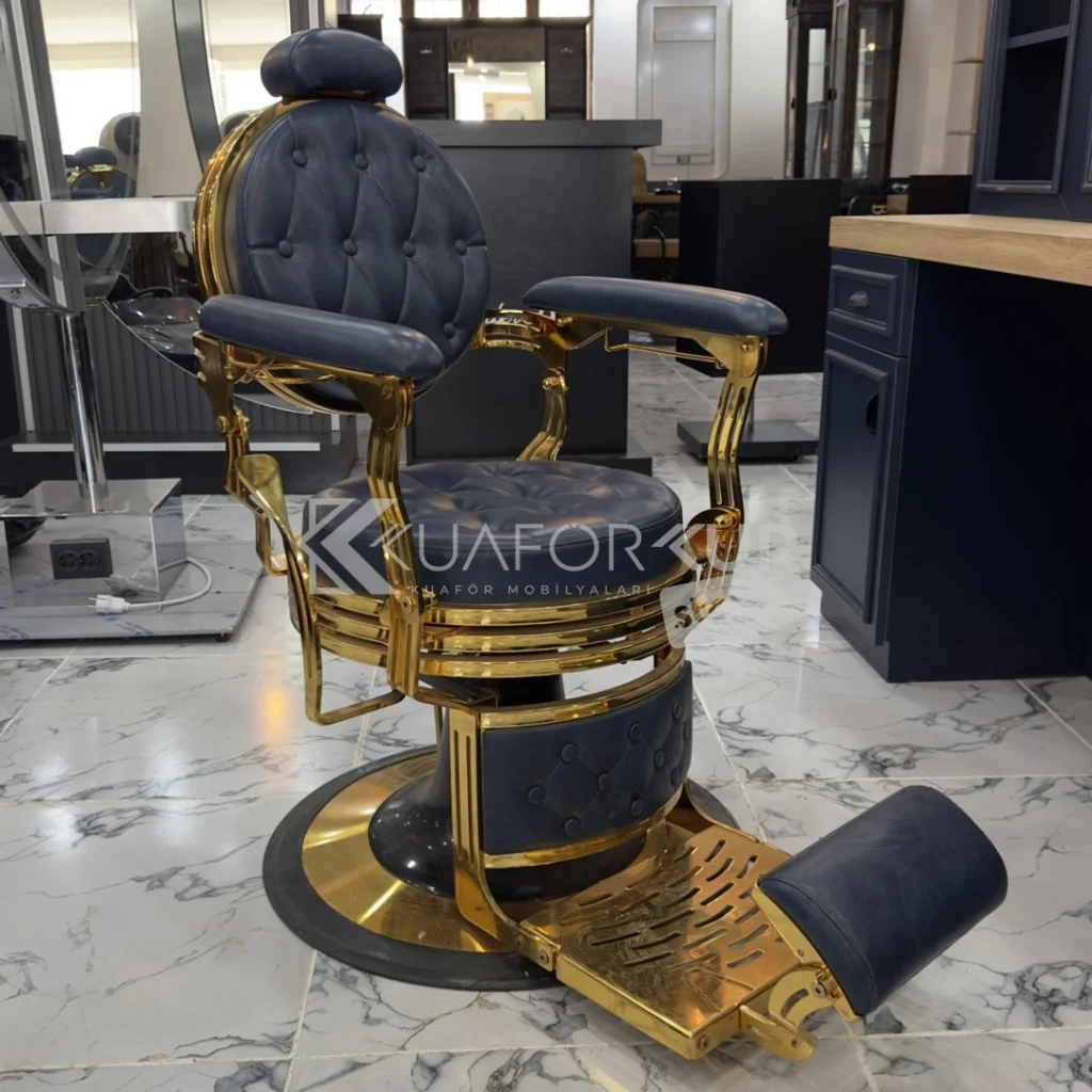 Çemberli Gold Berber Koltuğu (TEŞHİR)