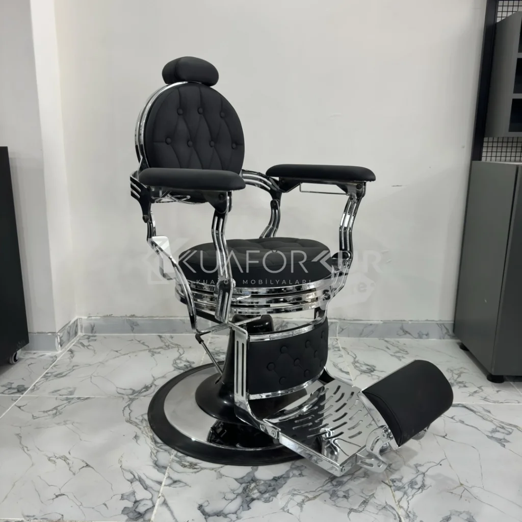 Çemberli Krom Berber Koltuğu (TEŞHİR)