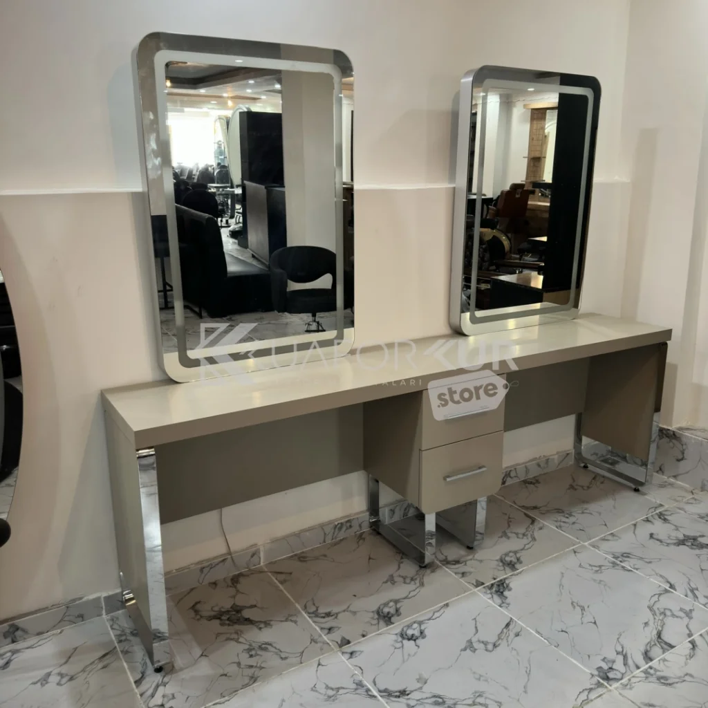 İkili Blok Kuaför Tezgahı (TEŞHİR)