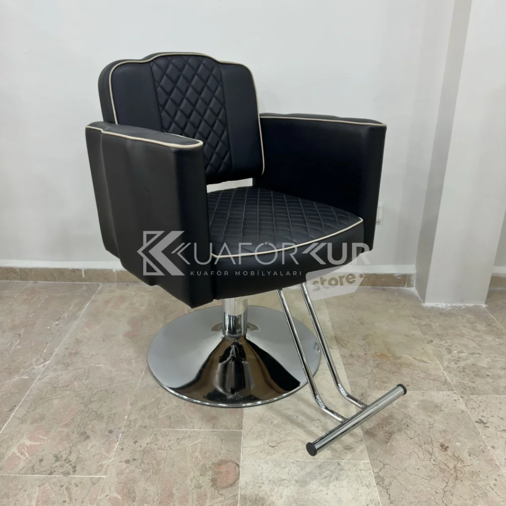 Krom Kaplamalı Kuaför Koltuğu (TEŞHİR)