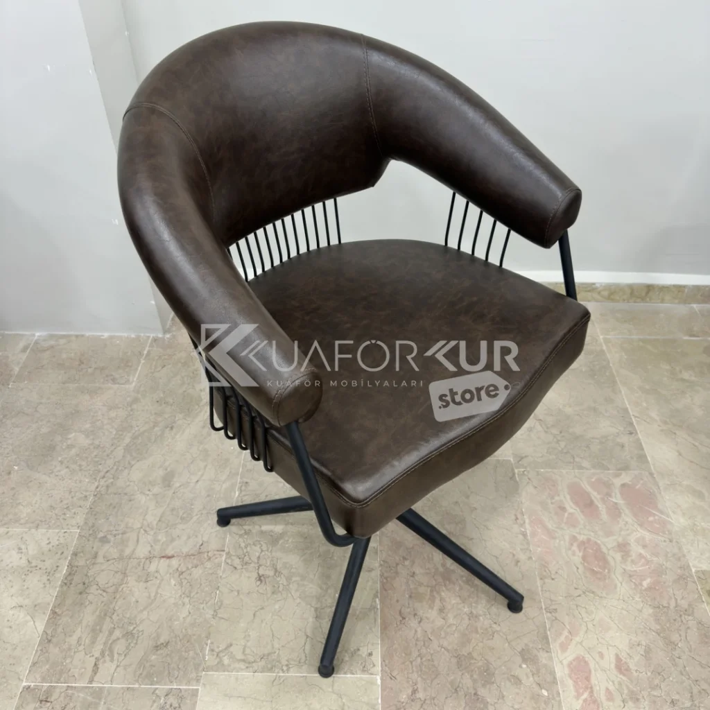 Kahverengi Kuaför Koltuğu (TEŞHİR)