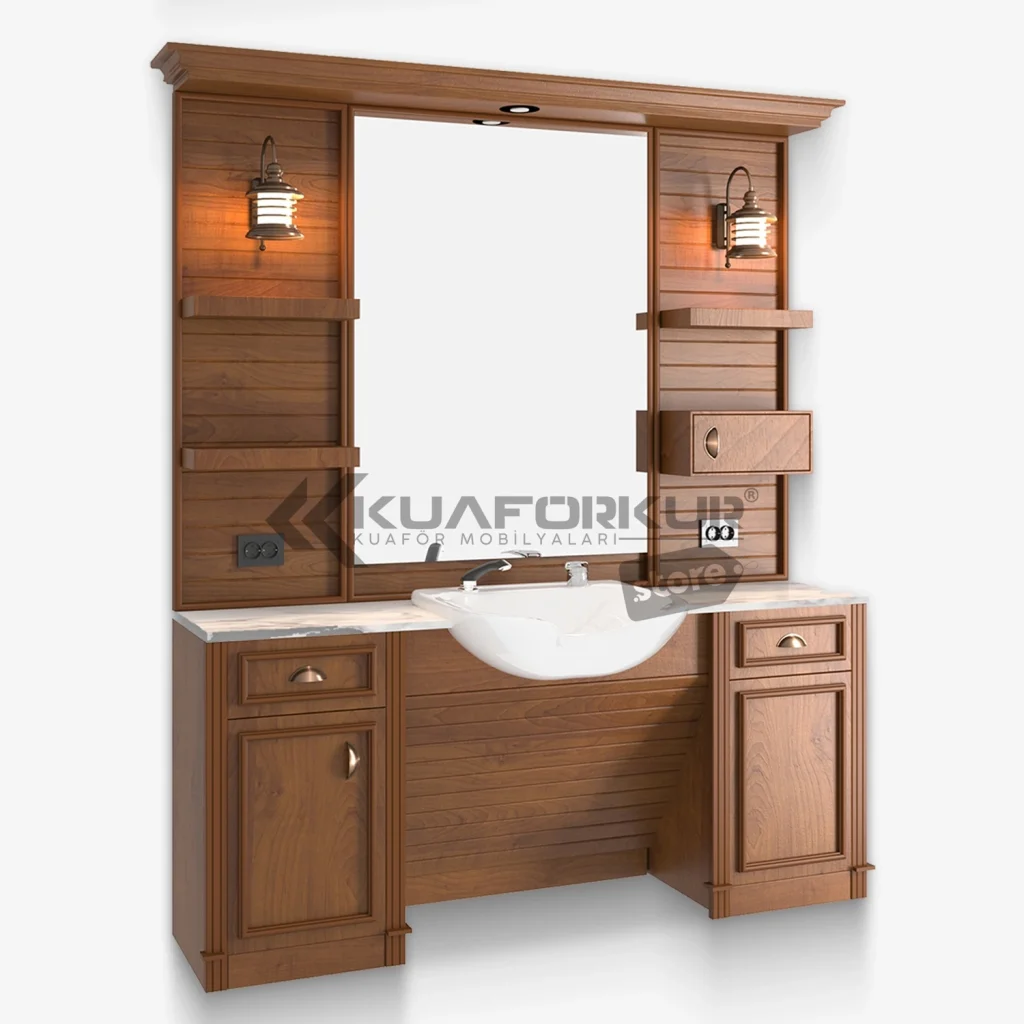 Ahşap Berber Tezgahı (KFK 160)