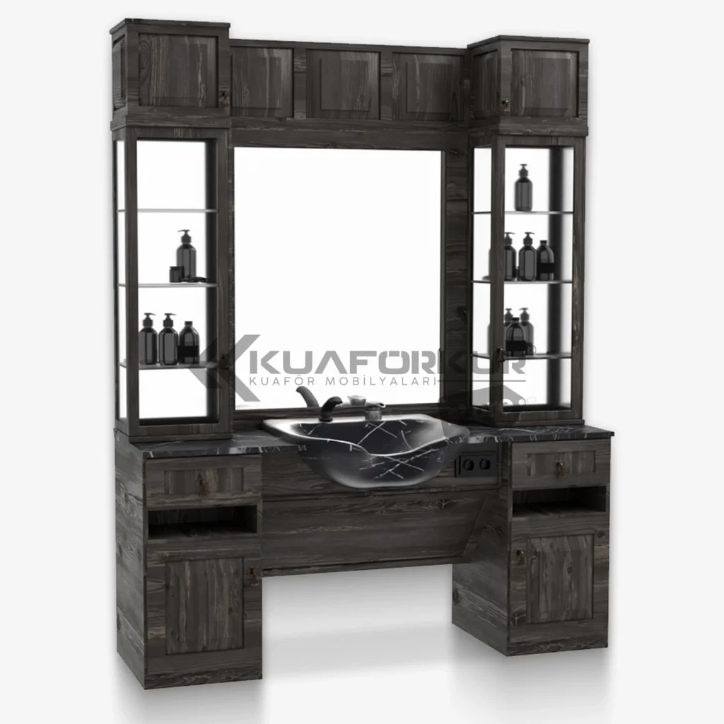 Ahşap Berber Tezgahı (KFK 161)