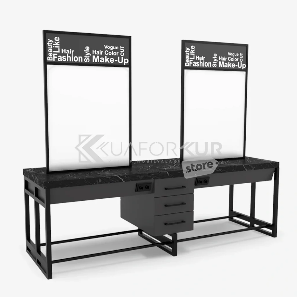 Çift Yönlü Bayan Kuaför Tezgahı (KFK 615)