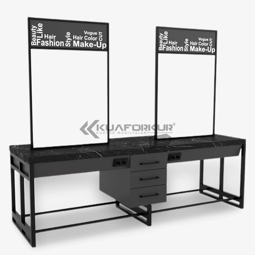 Çift Yönlü Bayan Kuaför Tezgahı (KFK 615)