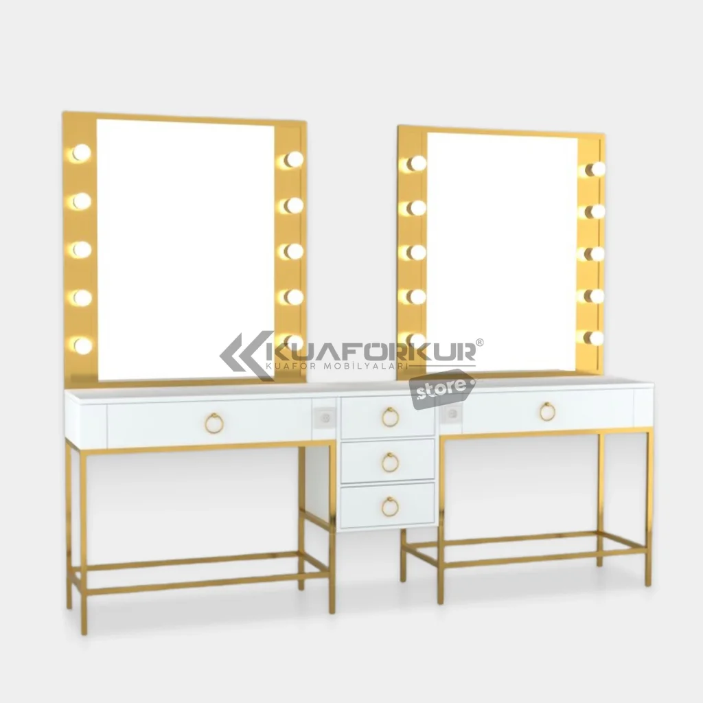 İkili Kuaför Makyaj Tezgahı (KFK 654)