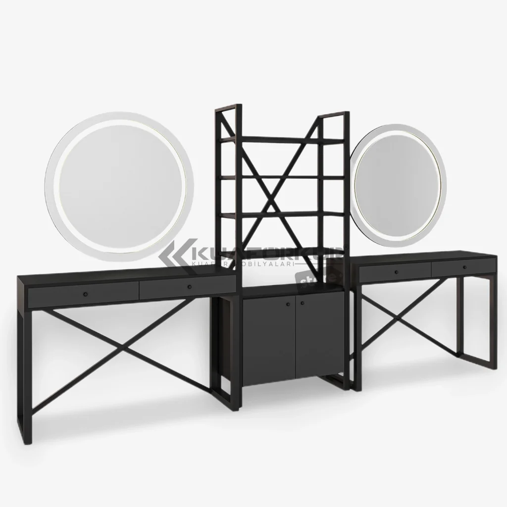 İkili Blok Bayan Kuaför Tezgahı (KFK 516)