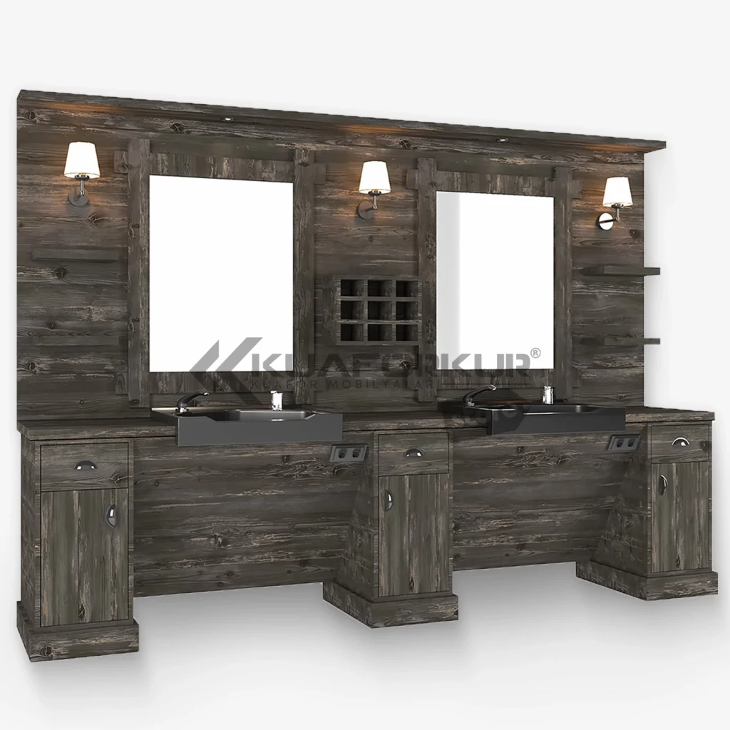 İkili Blok Berber Tezgahı (KFK 118)