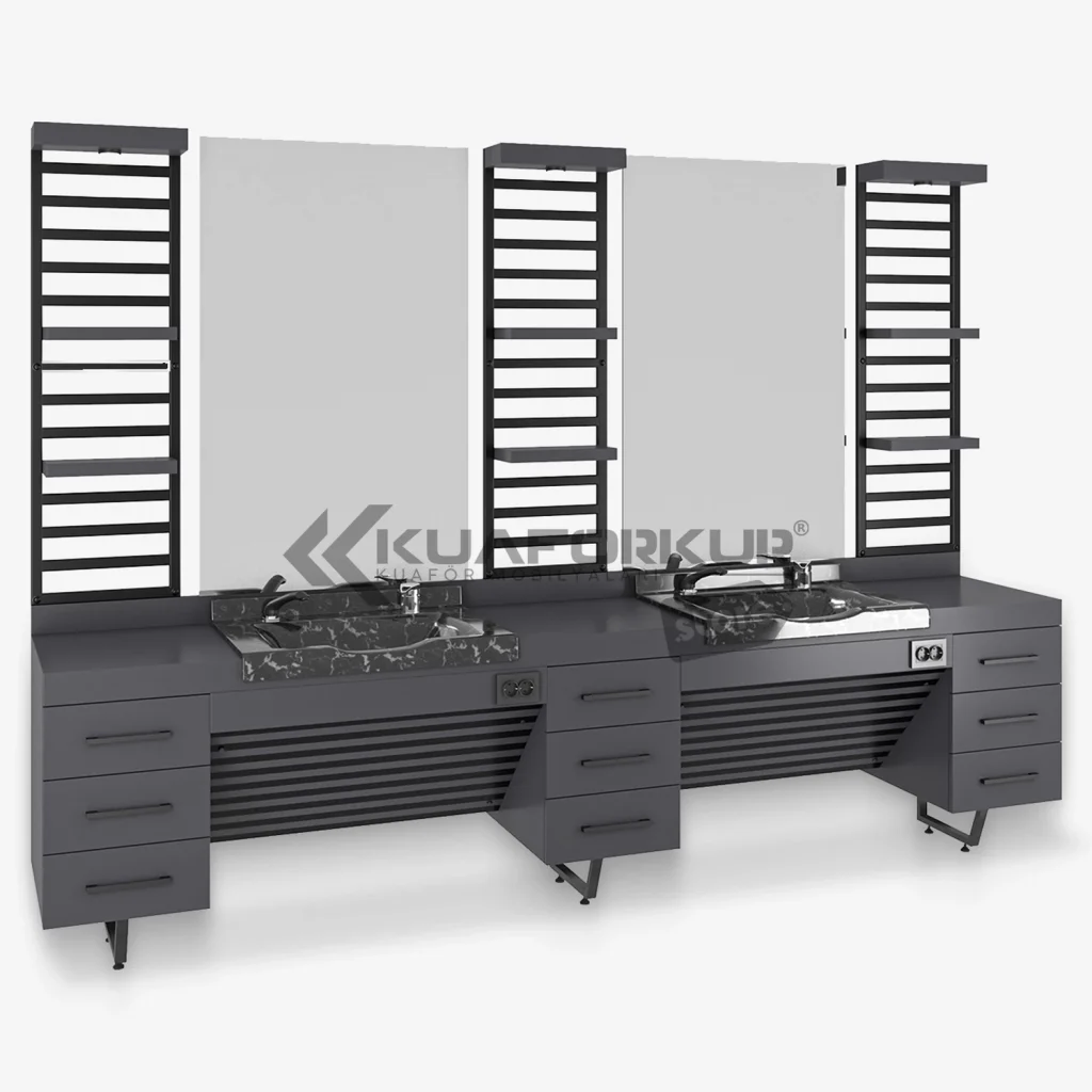 İkili Blok Berber Tezgahı (KFK 124)