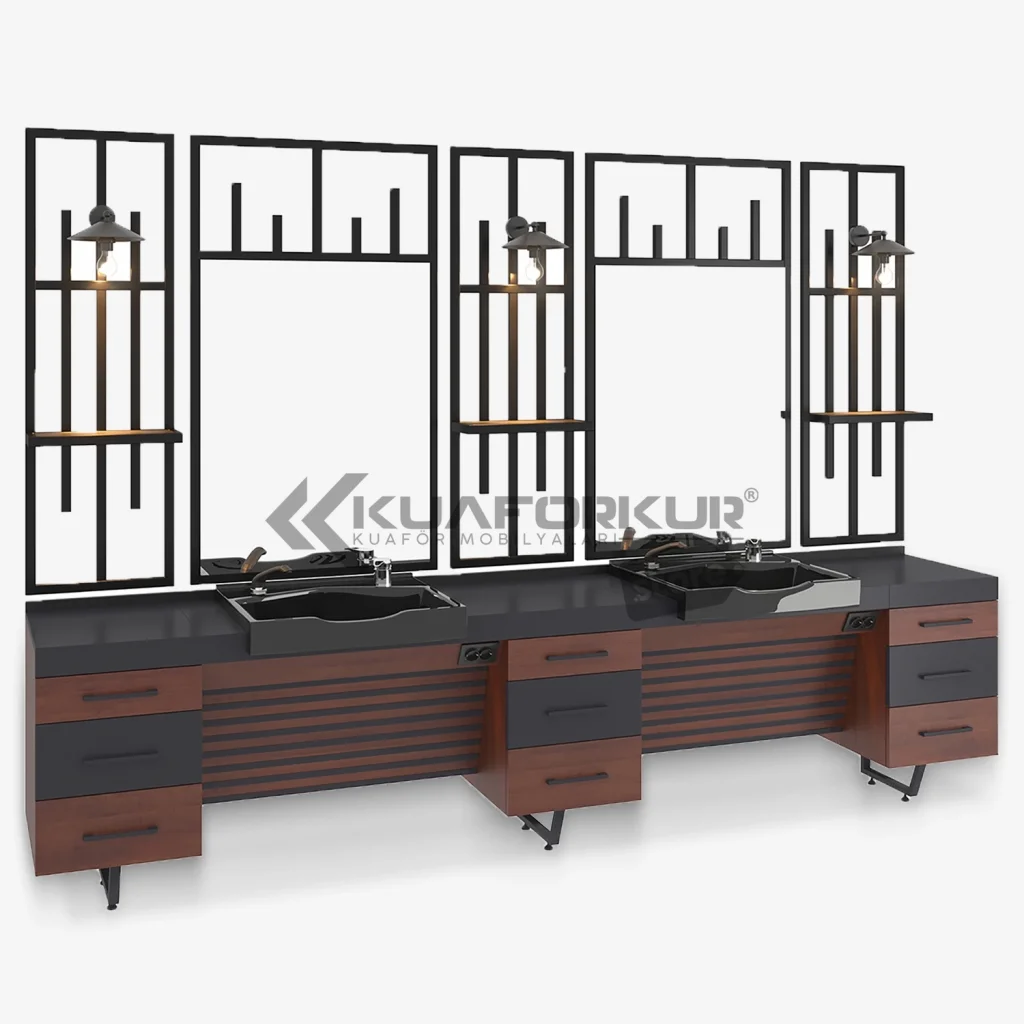 İkili Blok Berber Tezgahı (KFK 127)