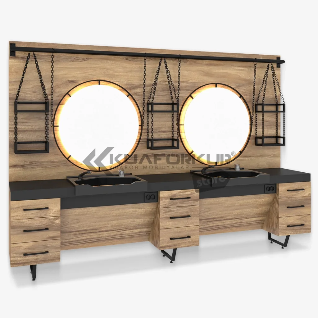 İkili Blok Berber Tezgahı (KFK 128)