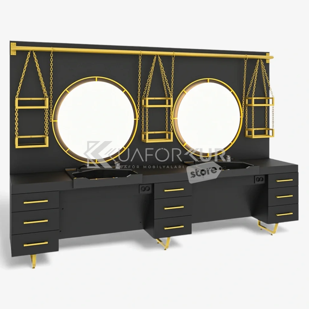 İkili Blok Berber Tezgahı (KFK 128-A)