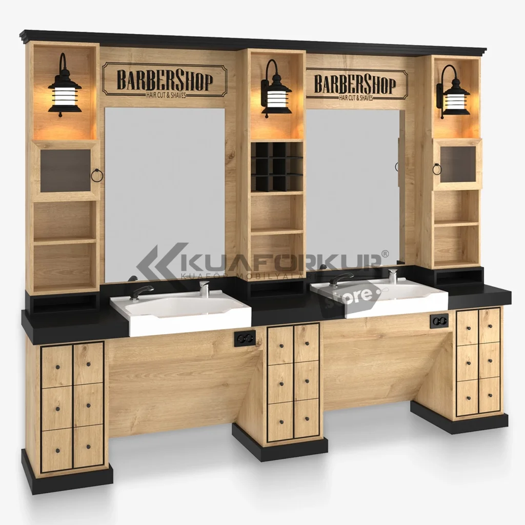 İkili Blok Berber Tezgahı (KFK 146)