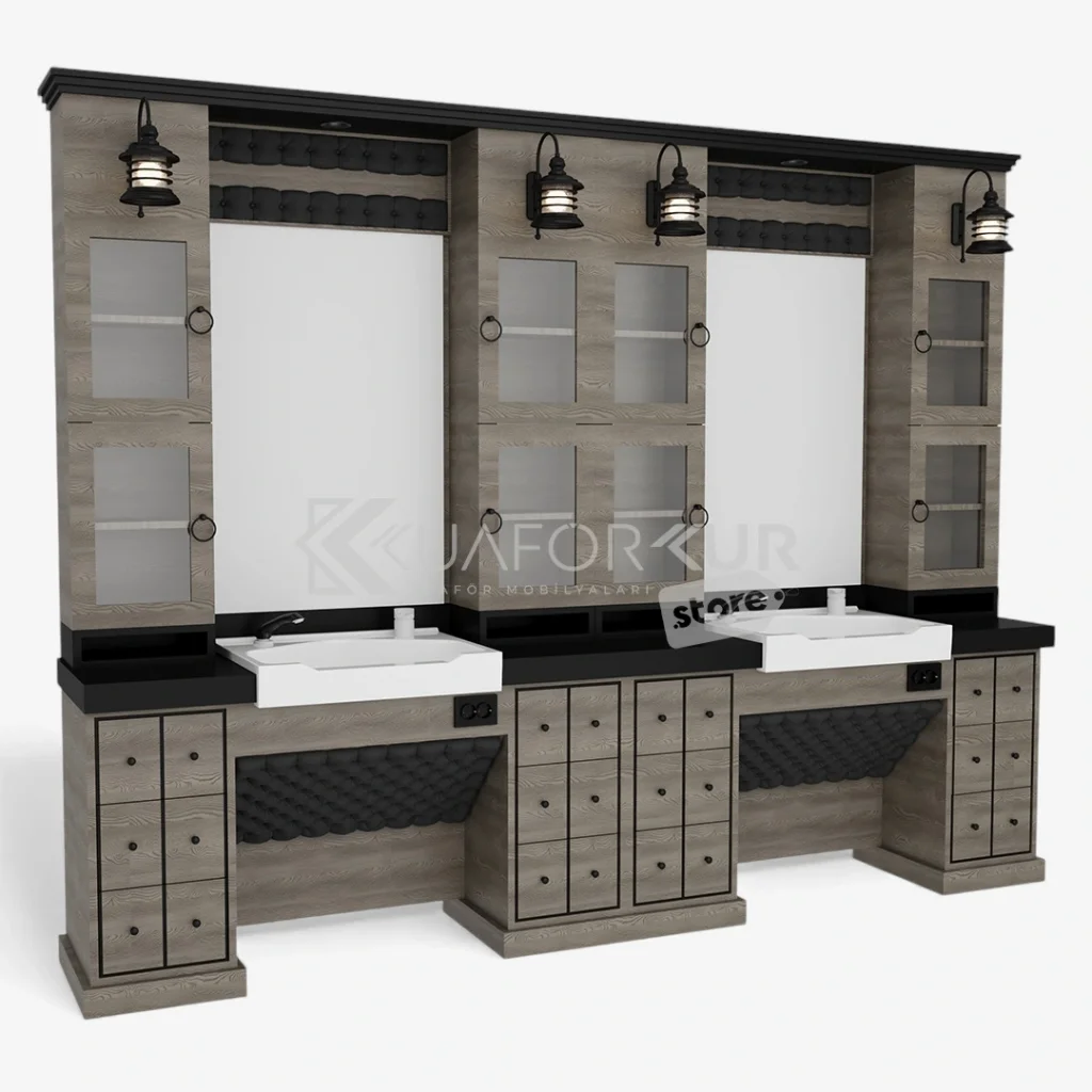 İkili Blok Berber Tezgahı (KFK 147)