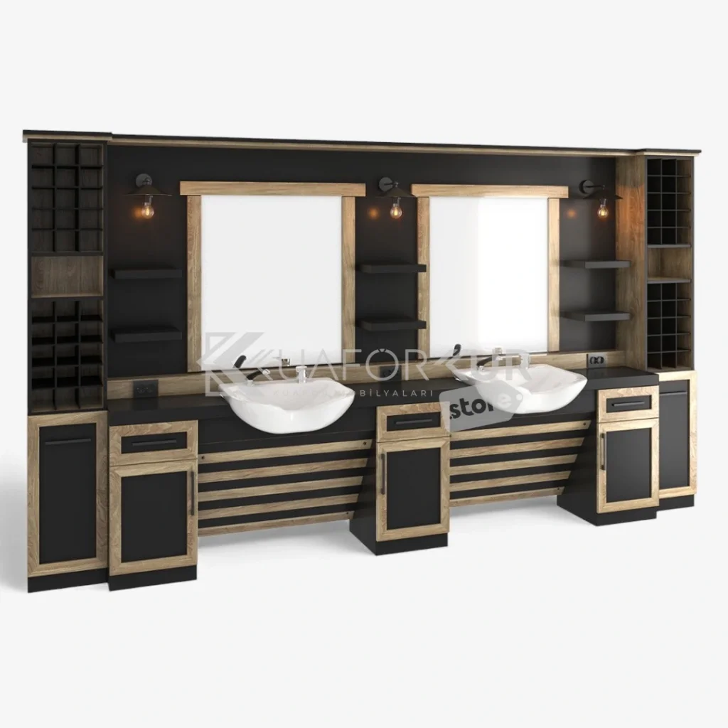 İkili Blok Berber Tezgahı (KFK 181)