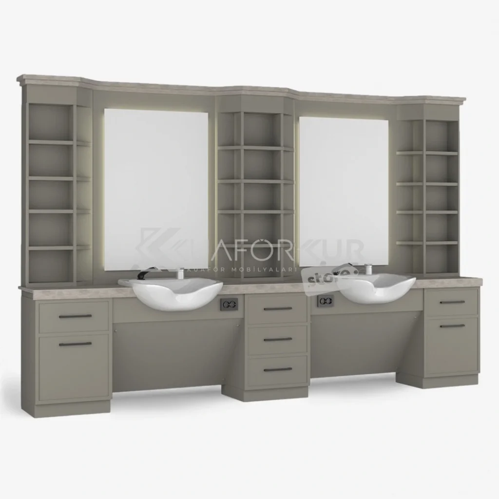 İkili Blok Berber Tezgahı (KFK 184)