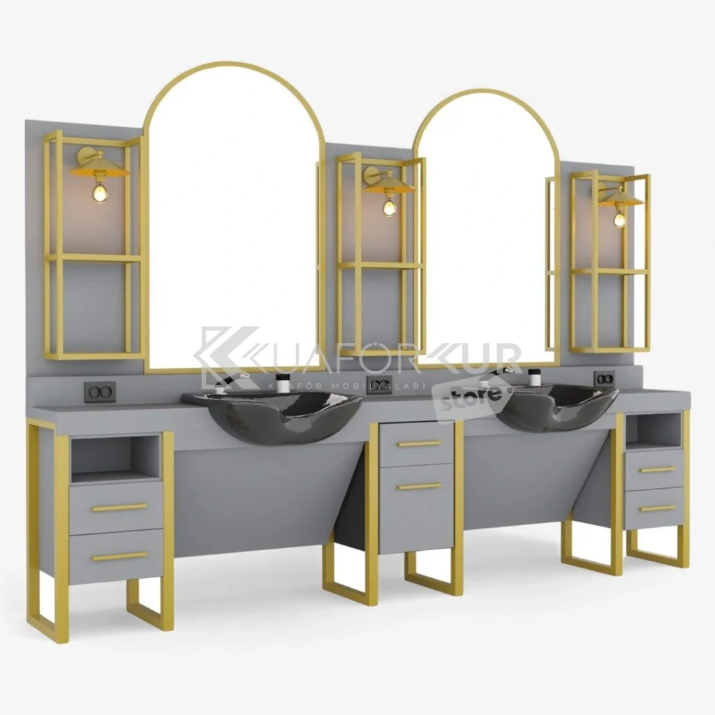 İkili Blok Berber Tezgahı (KFK 185)