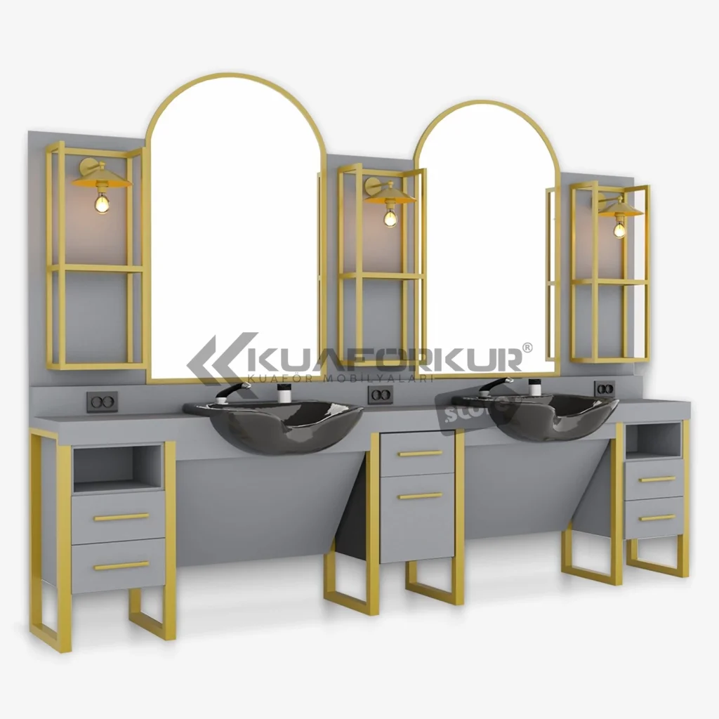 İkili Blok Berber Tezgahı (KFK 185)