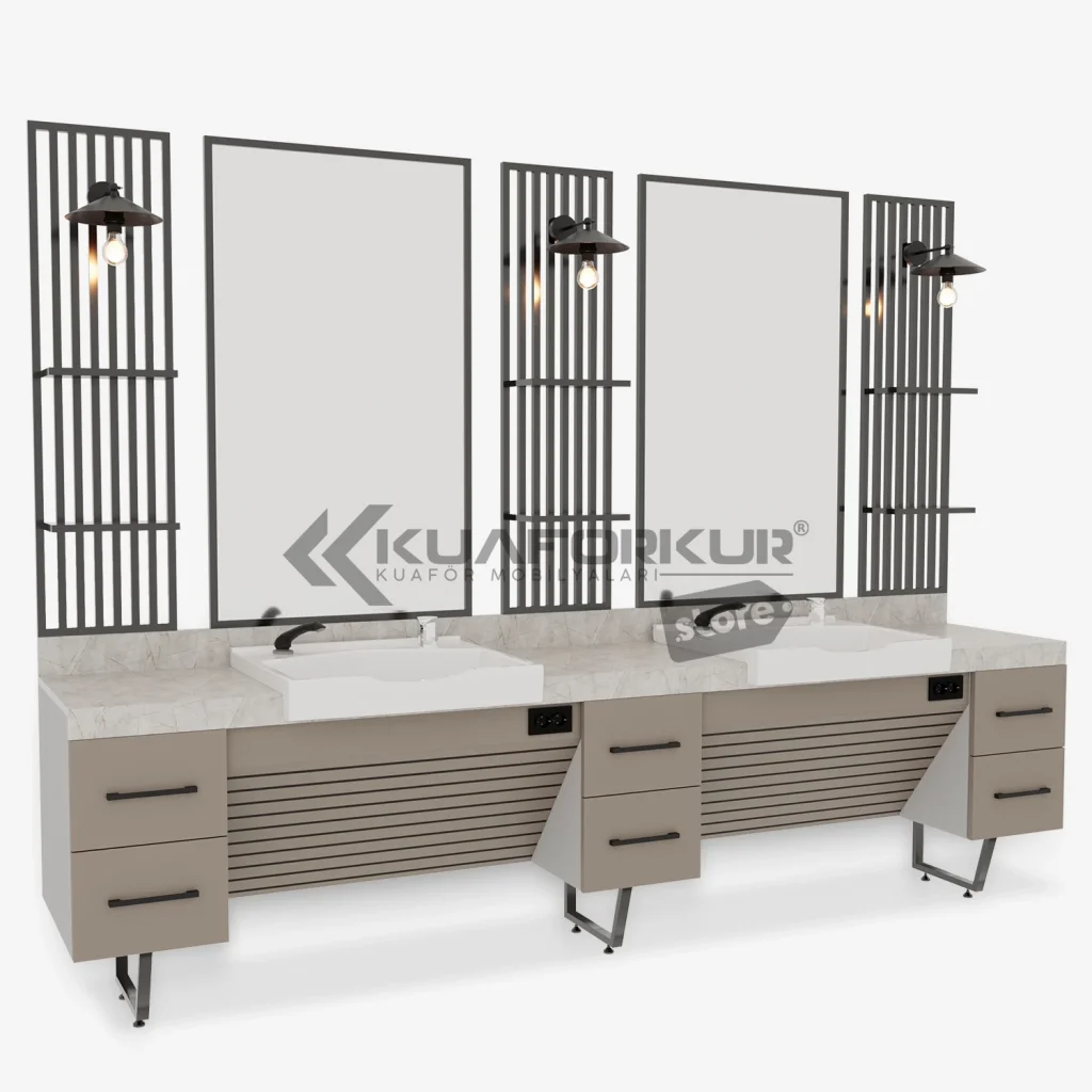 İkili Blok Berber Tezgahı ( KFK 207)