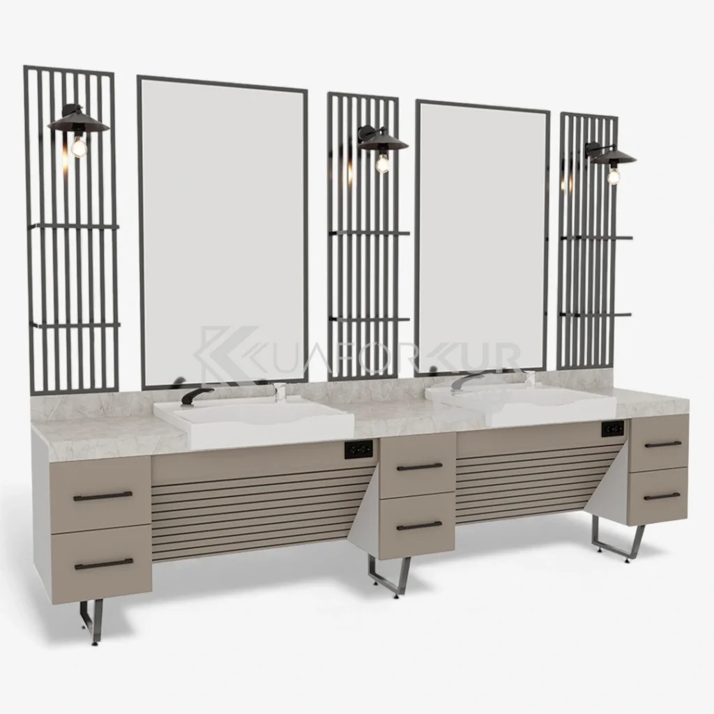 İkili Blok Berber Tezgahı ( KFK 207)