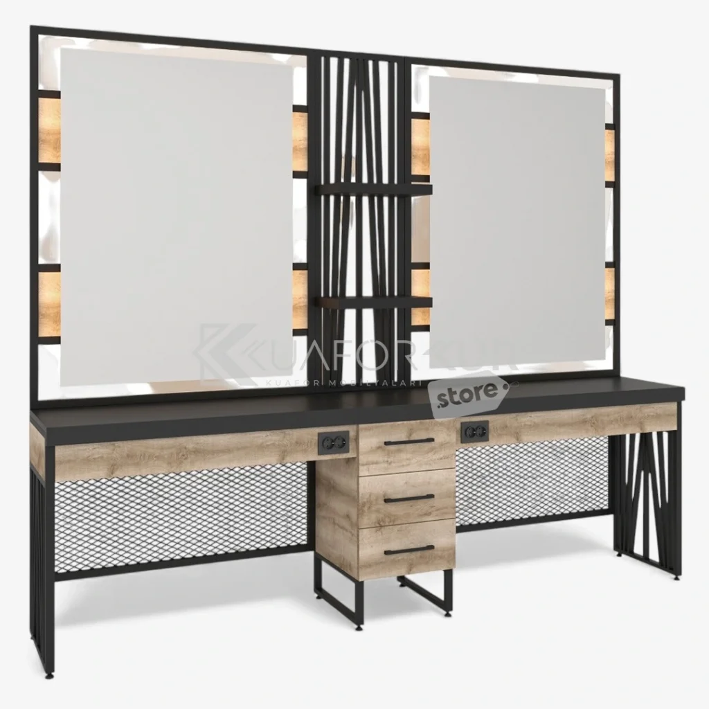 İkili Blok Kuaför Tezgahı (KFK 517)