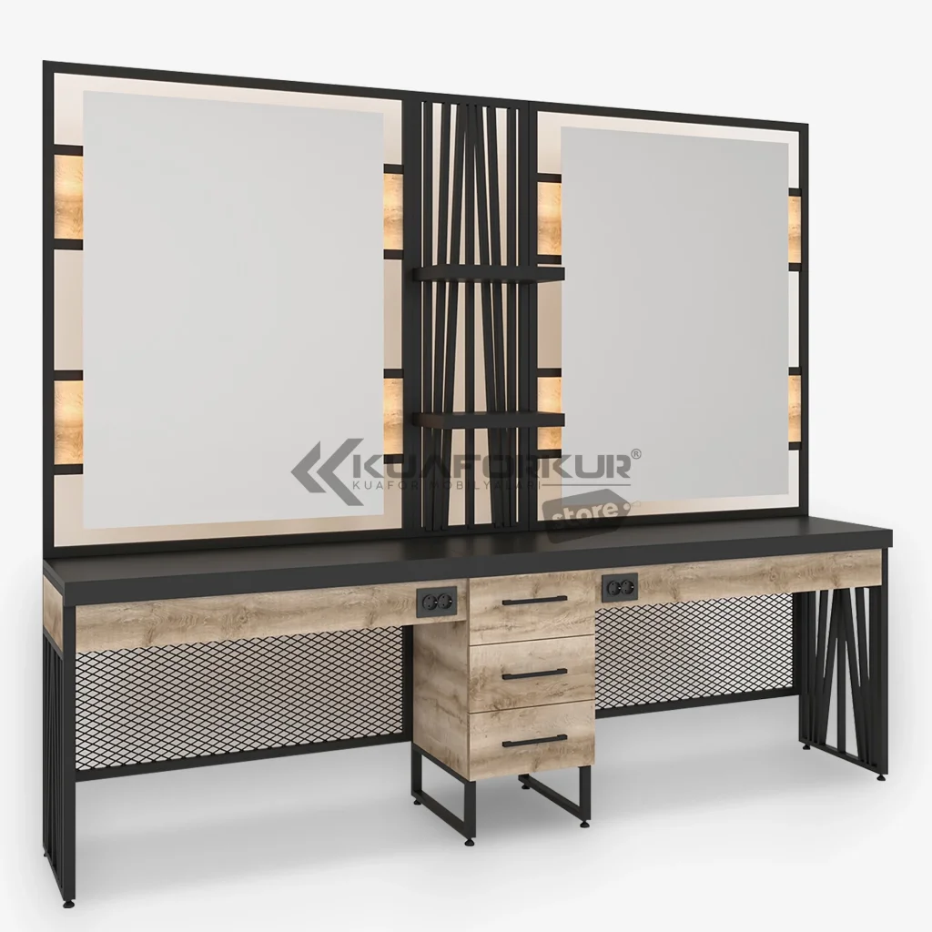 İkili Blok Kuaför Tezgahı (KFK 517)