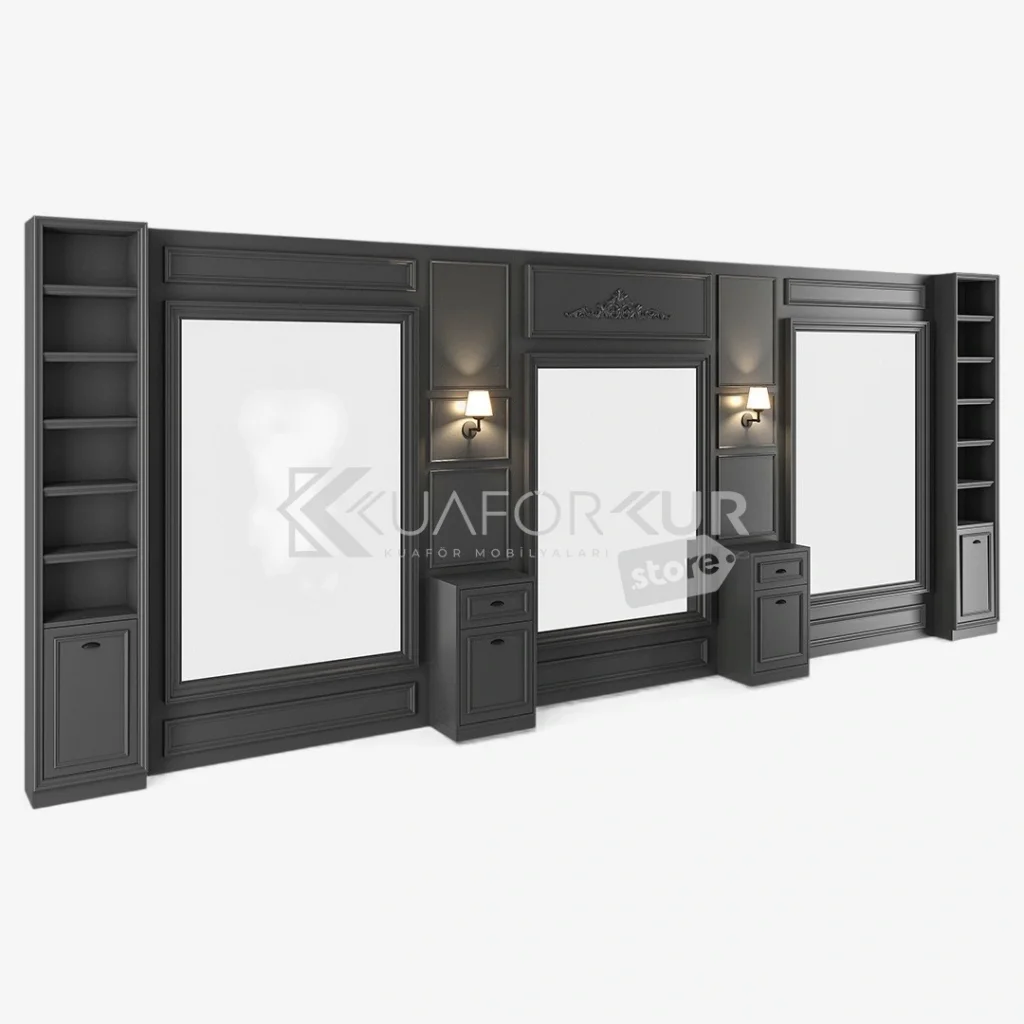 Üçlü Blok Kuaför Tezgahı (KFK 501)