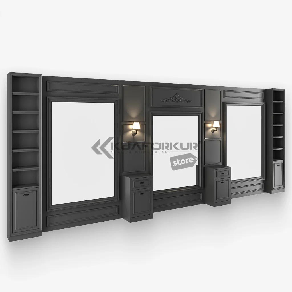 Üçlü Blok Kuaför Tezgahı (KFK 501)