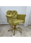 Gold Kaplamalı Kuaför Koltuğu (TEŞHİR)