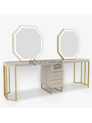 Çift Yönlü Bayan Kuaför Tezgahı (KFK 602) (4 Kişilik)