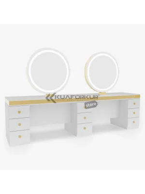 Çift Yönlü Bayan Kuaför Tezgahı (KFK 604) (4 Kişilik)