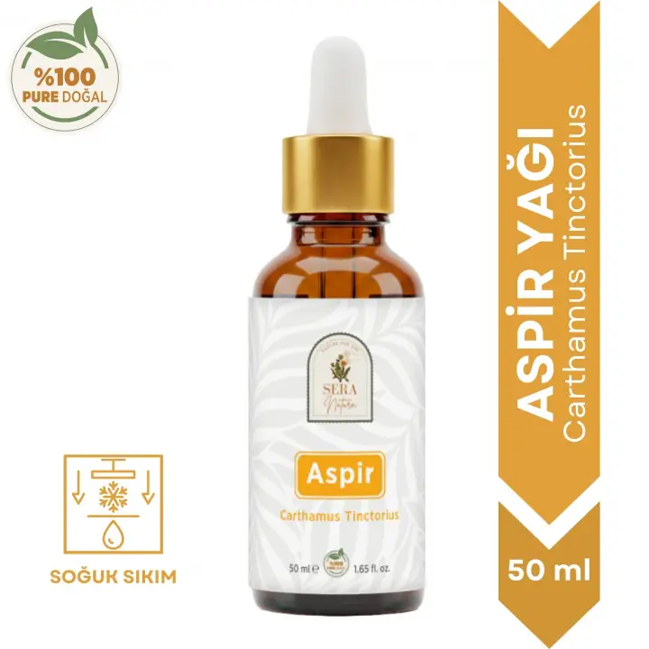 Aspir Yağı 50 ml – %100 Doğal Nemlendirici & Besleyici