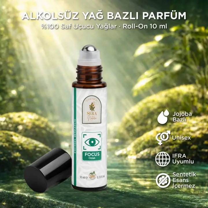 Focus Odak Yağ Bazlı Parfüm Roll-On 10 ml