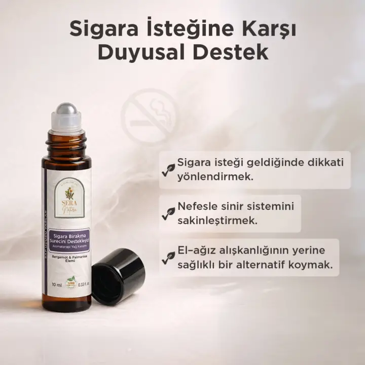 Sigara Bırakmaya Yardımcı Aromaterapi Yağ 10 ml %100 Doğal