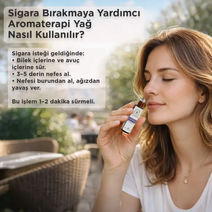 Sigara Bırakmaya Yardımcı Aromaterapi Yağ 10 ml %100 Doğal
