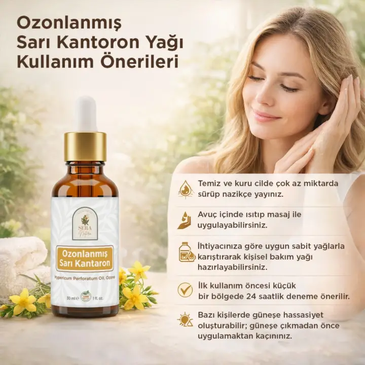 Ozonlanmış Sarı Kantaron Yağı 30 ml – Onarıcı & Arındırıcı