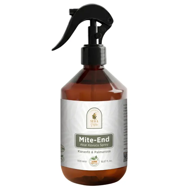 Mite-End Akar Kovucu Sprey 500 ml | Doğal Ev Tozu Akarı Temizleyici
