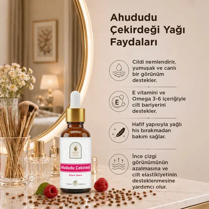Ahududu Çekirdeği Yağı 10 ml %100 Saf