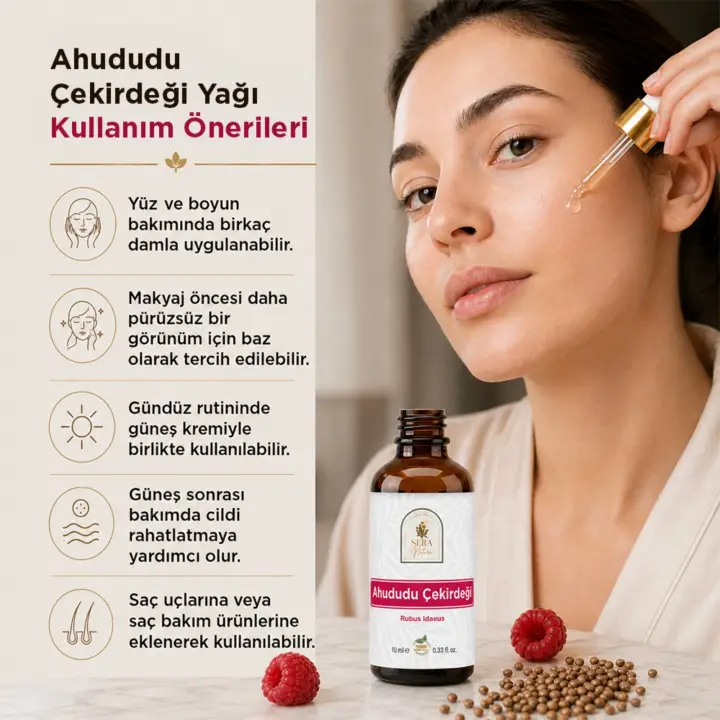 Ahududu Çekirdeği Yağı 10 ml %100 Saf
