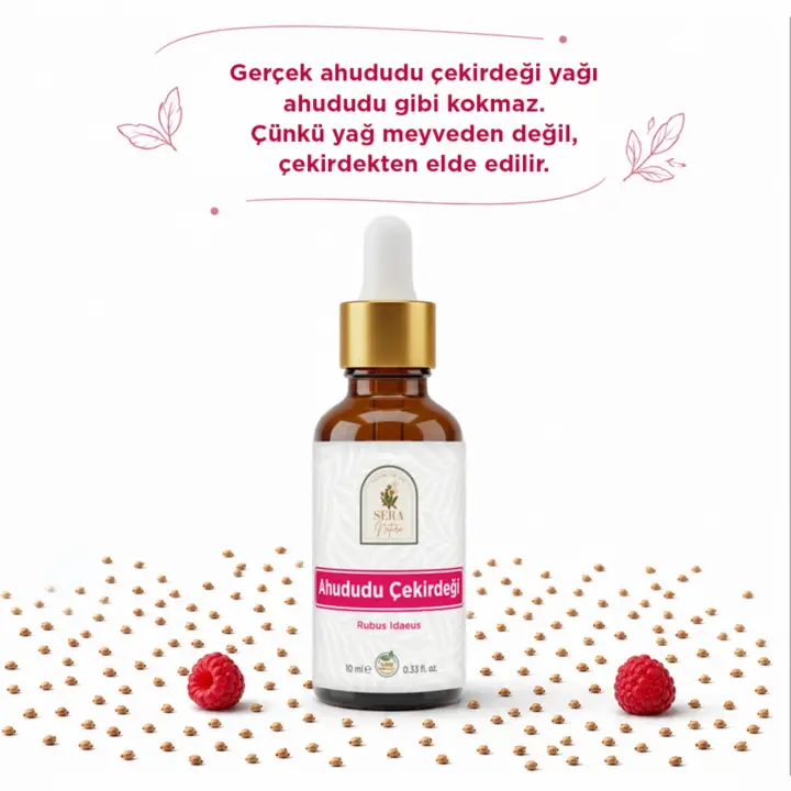 Ahududu Çekirdeği Yağı 10 ml %100 Saf