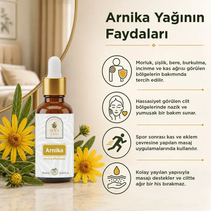 Arnika Yağı 10 ml %100 Saf ve Doğal