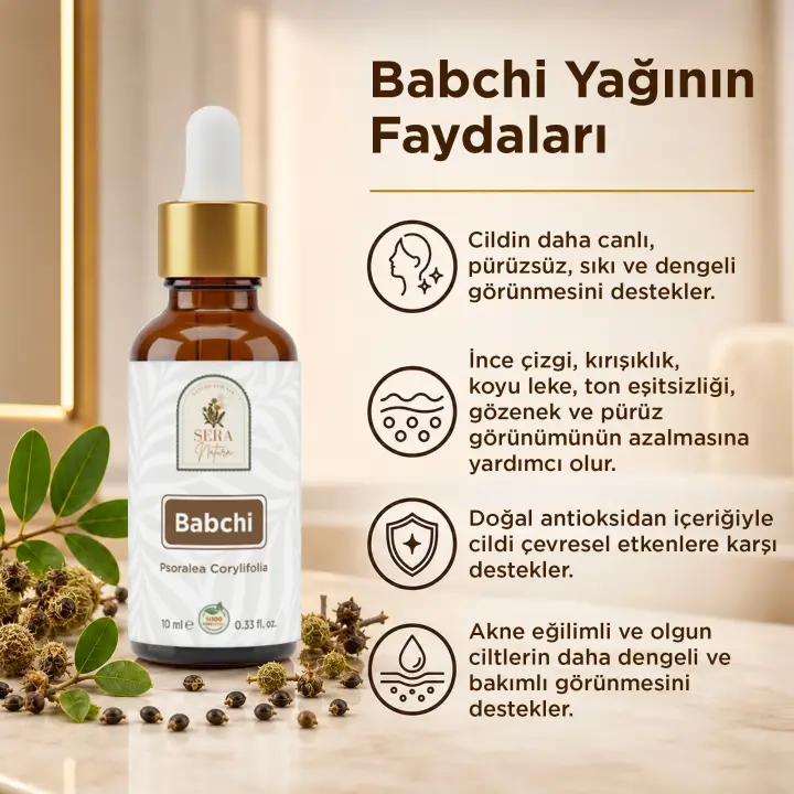 Babchi Yağı 10 ml %100 Saf ve Doğal