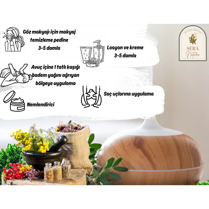 Badem Yağı 30 ml. %100 Saf