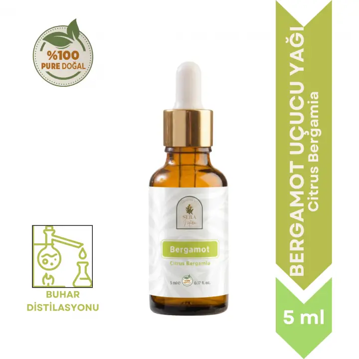 Bergamot Uçucu Yağı 5 ml. %100 Saf