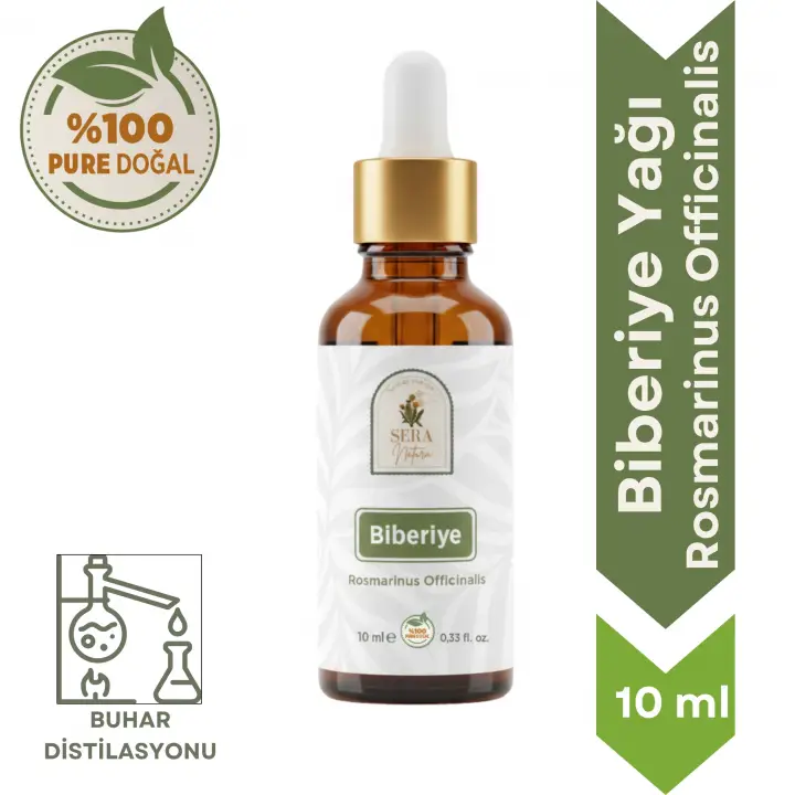Biberiye Uçucu Yağı 10 ml. %100 Saf
