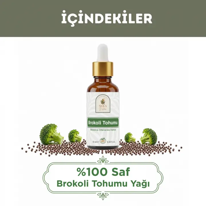 Brokoli Tohumu Yağı 10 ml %100 Saf ve Doğal