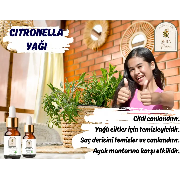 Citronella Uçucu Yağı 10 ml. %100 Saf