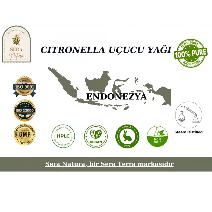 Citronella Uçucu Yağı 10 ml. %100 Saf