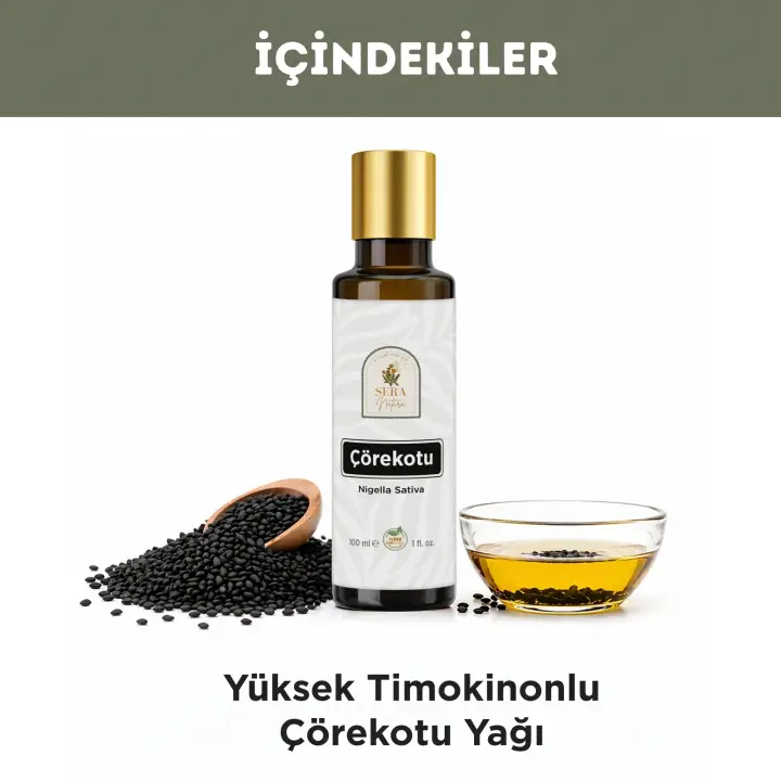 Çörekotu Yağı 100 ml %100 Saf ve Doğal Soğuk Sıkım